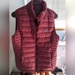 Patagonia Women's Sweater Maroon/Burgundy Sweater Vest